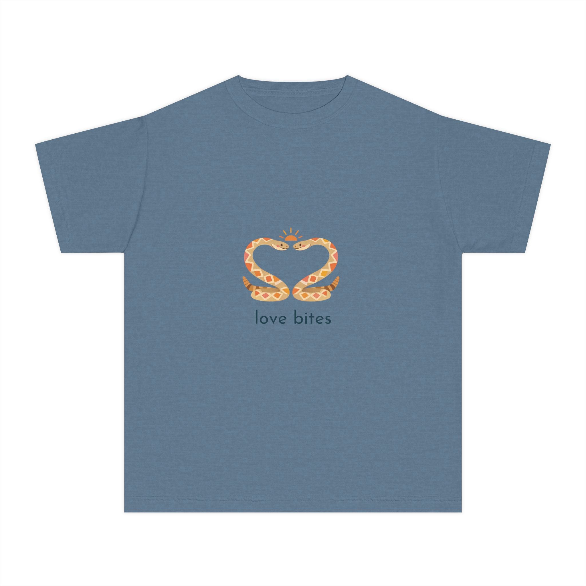 Youth Tee — 'Love Bites' Snake Heart Design