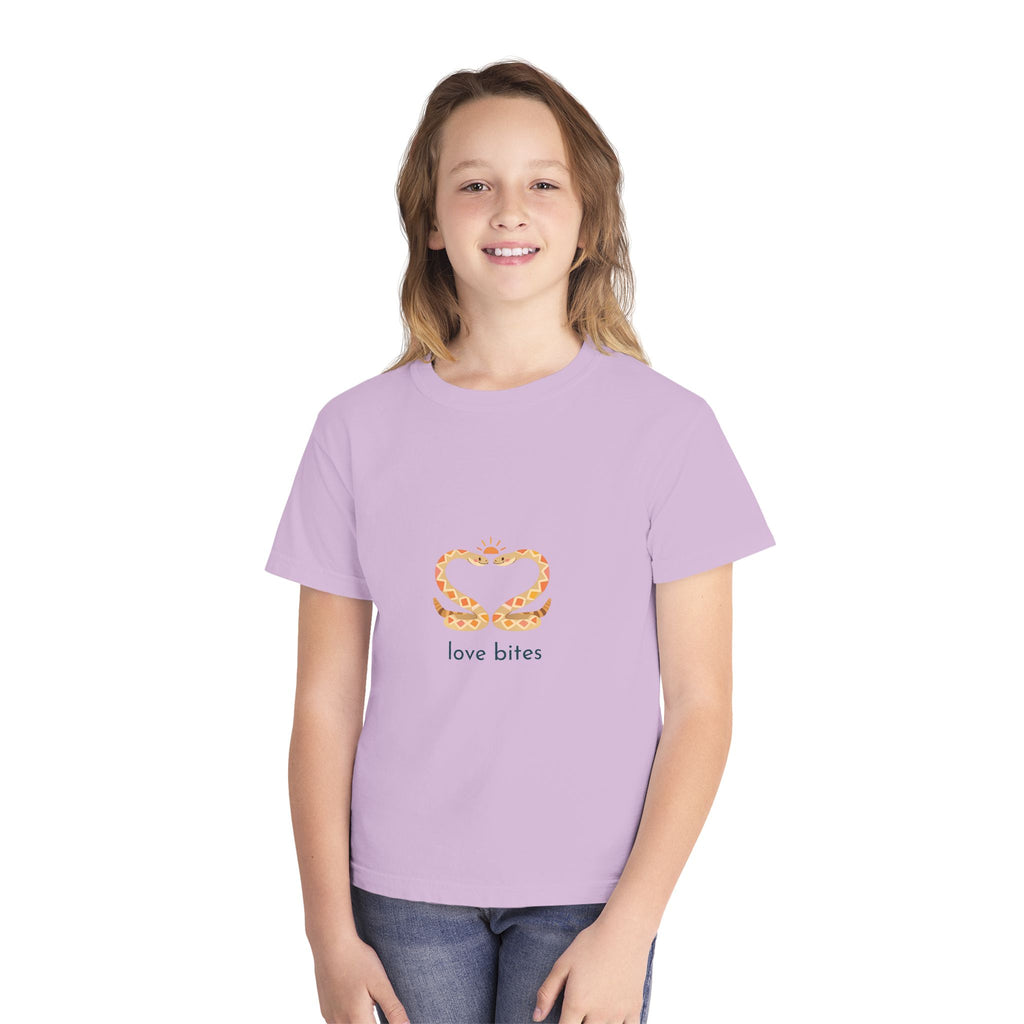 Youth Tee — 'Love Bites' Snake Heart Design