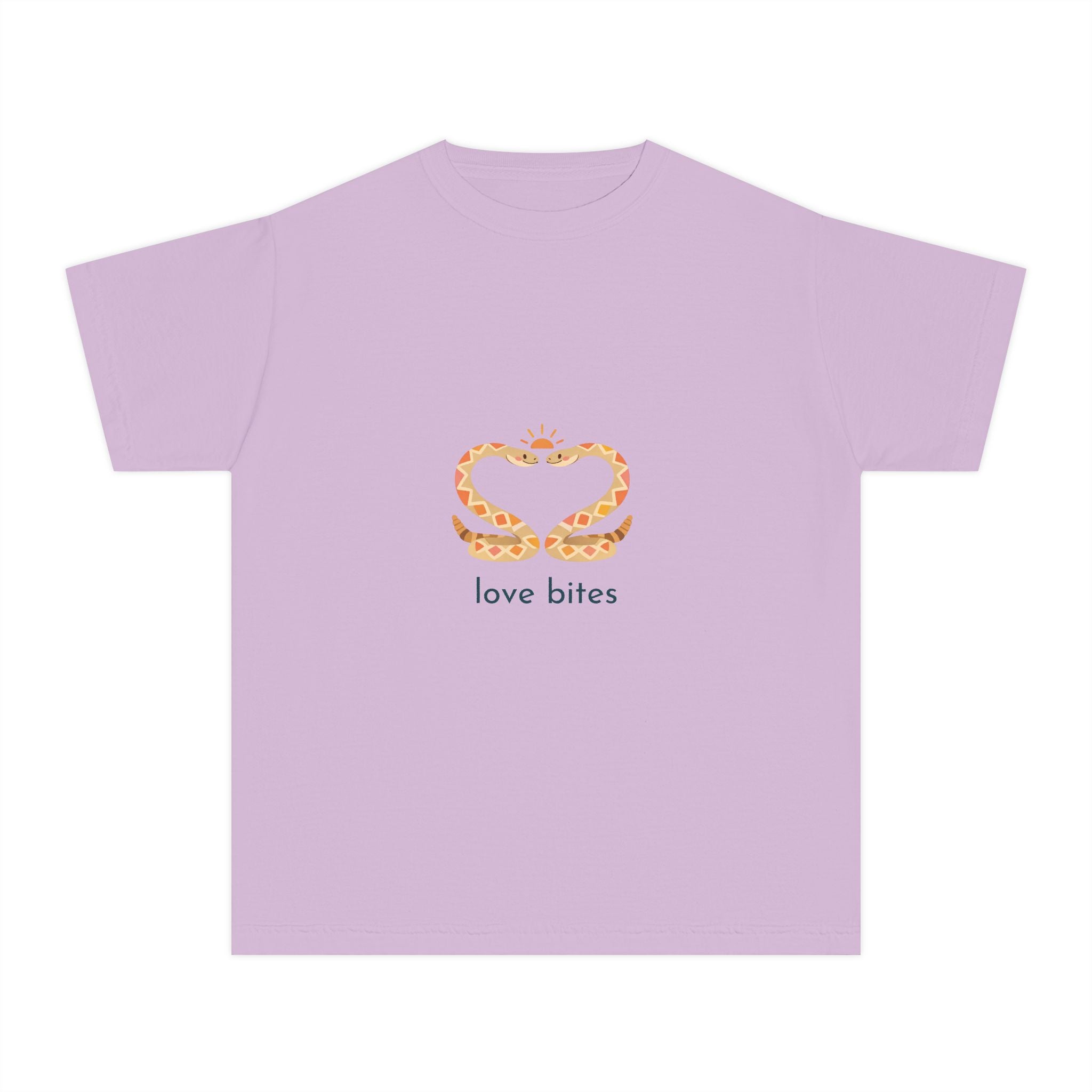 Youth Tee — 'Love Bites' Snake Heart Design